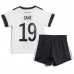 Tyskland Leroy Sane #19 Hjemmedraktsett Barn VM 2022 Korte ermer (+ Korte bukser)